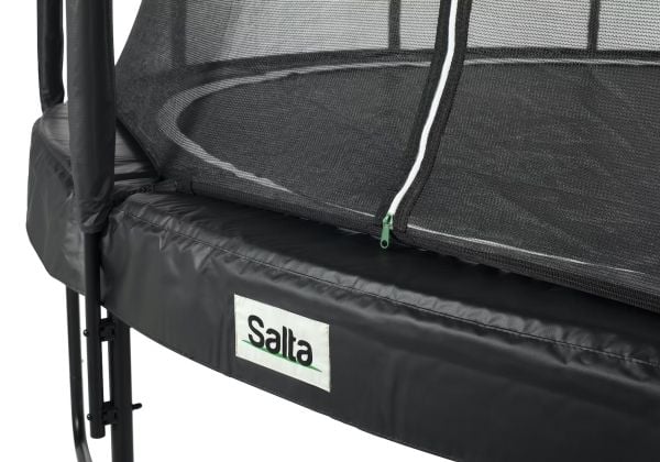 Salta Premium Black Edition COMBO - 251 cm vapaa-ajan ja puutarhan trampoliini