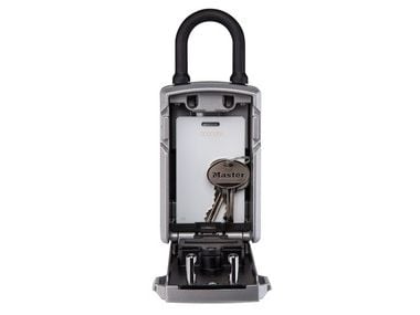 MASTER LOCK 5440EURD, Smart hänglås, Kod, utan nyckel, Svart, Rostfritt stål, Android, iOS, Batteribyte, 83 mm