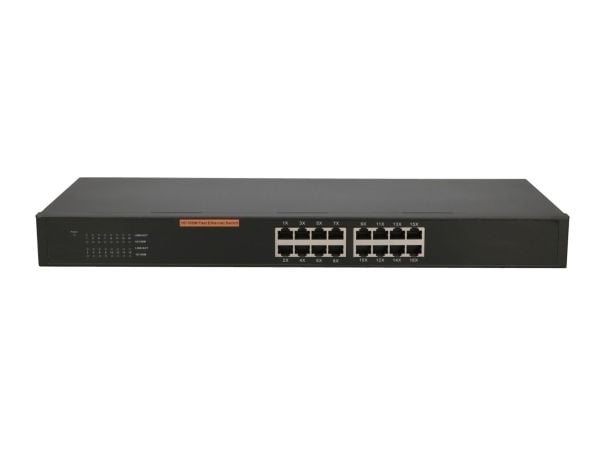Extralink HEXON - Switch - ikke-styrt - 16 x 10/100 - stasjonær