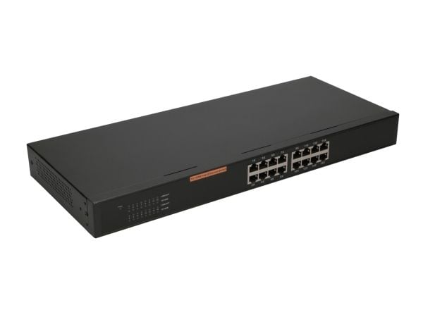Extralink HEXON - Switch - ikke-styrt - 16 x 10/100 - stasjonær