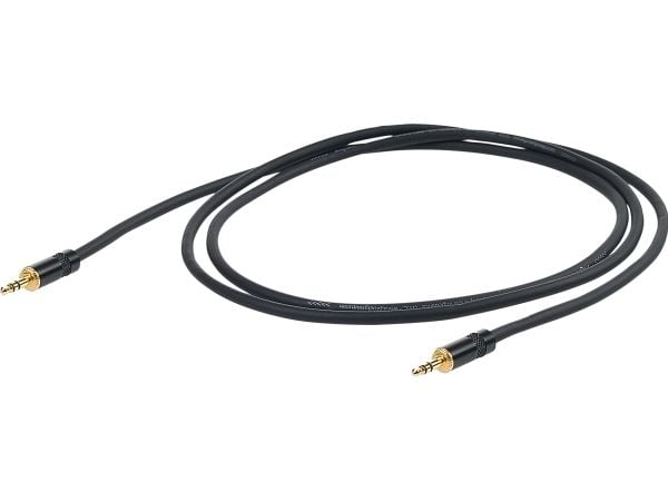 Proel CHLP175LU3, 3.5mm, Hankjønn, 3.5mm, Hankjønn, 3 m, Sort
