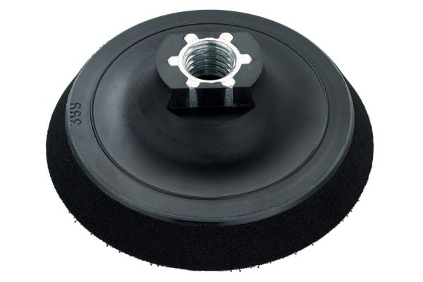 Metabo 623289000, Bakplate for slipeskive, 8500 RPM, Sort, Hvit, Rund, 1,4 cm, 17,3 cm
