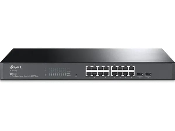 TP-Link JetStream TL-SG2218 nettverksswitch 16 Gigabit-porter, 2 SFP-spor