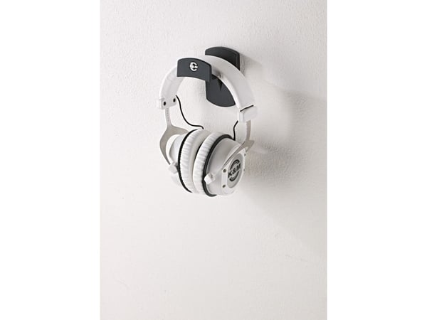 König & Meyer KM-16312, Hodetelefonholder, Plast, 85 g, Sort