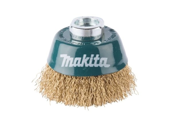 Makita - Trådkoppbørste - for stål, løvtre, maling, rust, weld edges - 60 mm - M14