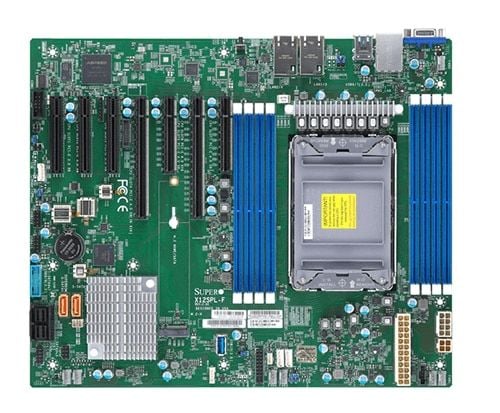 SUPERMICRO X12SPL-F - Hovedkort - ATX - LGA4189-sokkel - C621A Chipset - USB 3.2 Gen 1 - 2 x Gigabit LAN - innbygd grafikk - for SC113M; SC213; SC5...