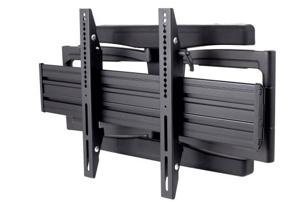 EDBAK VSM654 - Monteringssett (veggmontering, dobbelt svivelarm) - for flatpanel - aluminium - svart - skjermstørrelse: 65"-86"