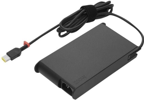 Lenovo ThinkPad 230W Slim AC Adapter (Slim-tip) - Strømadapter - AC 90-265 V - 230 watt - svart - for ThinkPad P1 Gen 5; P15v Gen 2; P15v Gen 3; P1...