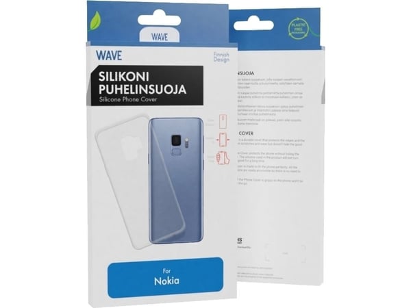 Wave silikondeksel, Nokia X10 / X20, gjennomsiktig