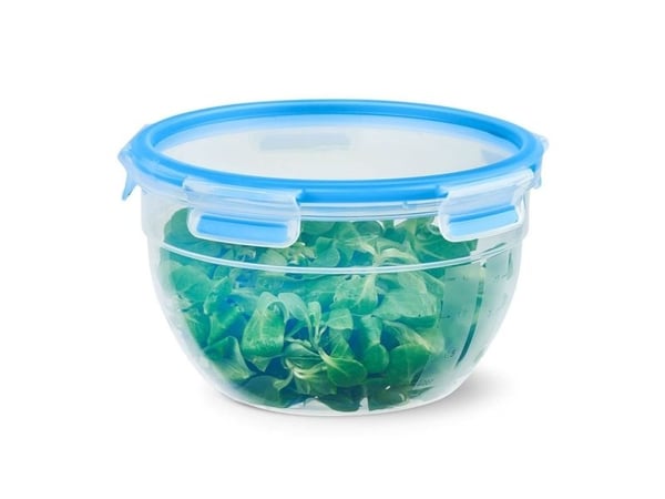 EMSA CLIP & CLOSE N1011400 Matoppbevaringsbeholder Rund beholder 2,6 l Blå - Gjennomsiktig 1 stykke(r) (N1011400)