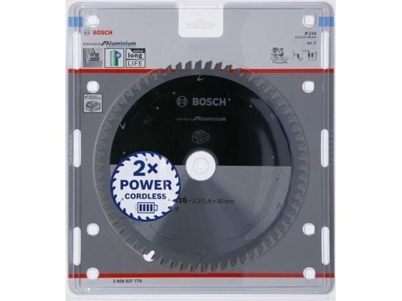 Bosch RUNDSAVKLINGE BATTERI STD ALU 216X30MM 64T