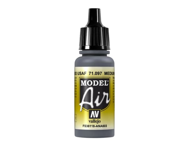 Vallejo 71.097, 17 ml, Grå, Matte, Flaske