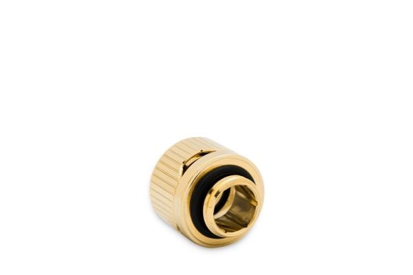 EK Water Blocks EK-Torque HDC 12 tilkobling rett G1/4 tommer AG til 12 mm OD hardt rør - gull