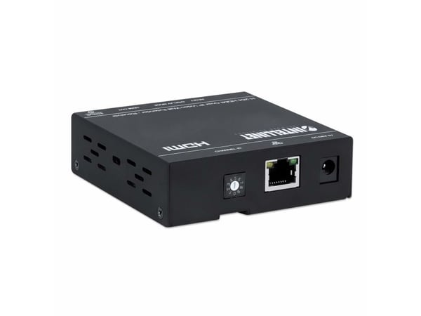 Intellinet 208345, 1920 x 1080 piksler, AV-mottaker, 500 m, Sort, HDCP