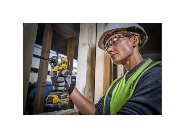 DeWALT DCF850E2T-QW, Iskuruuvain, Pistoolikahva, Pikaistukka, Musta, Keltainen, Harjaton, Ripustinkoukku