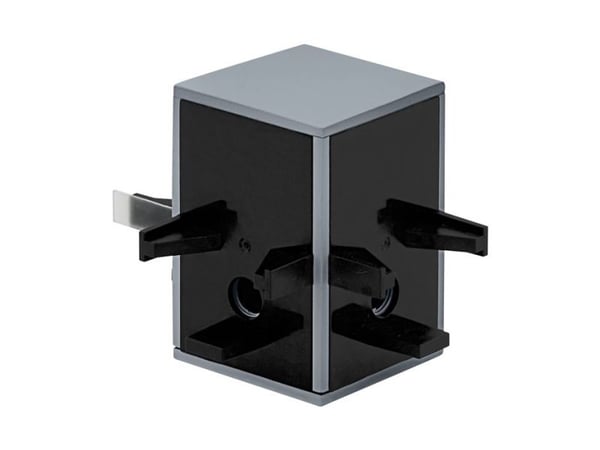 EGLO TP Cube Connector, Kontroller, Aluminium, Sort, Aluminium, Plast, 360 g, 61 mm, 76 mm