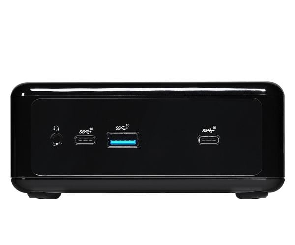 ASRock Industrial NUC BOX-J6412 - Barebone - boks 1 x Celeron J6412 / inntil 2.6 GHz - RAM 0 GB - UHD Graphics - Gigabit Ethernet