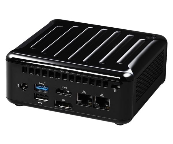 ASRock Industrial NUC BOX-J6412 - Barebone - boks 1 x Celeron J6412 / inntil 2.6 GHz - RAM 0 GB - UHD Graphics - Gigabit Ethernet