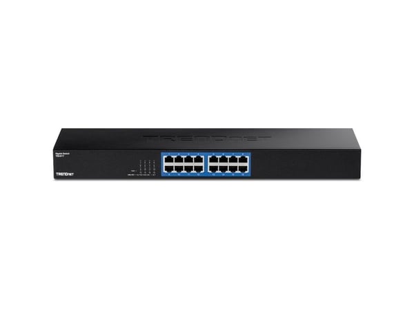 TRENDnet TEG S17 - Switch - 16 x 10/100/1000 - rackmonterbar - TAA-samsvar