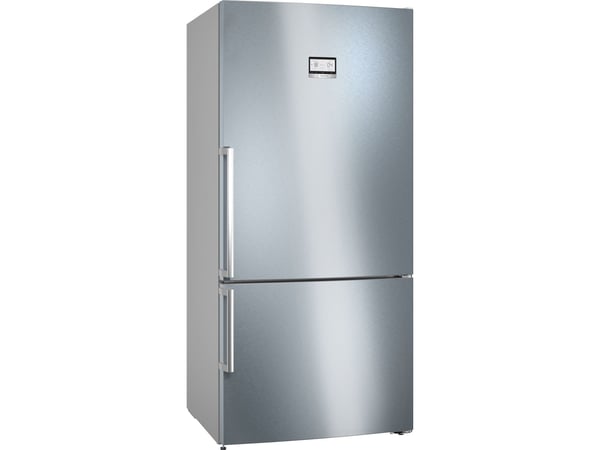 Bosch Serie | 6 KGN86AIDR - Kjøleskap/fryser - bunnfryser - bredde: 86 cm - dybde: 81 cm - høyde: 186 cm - 631 liter - Klasse D - inox-lettrens