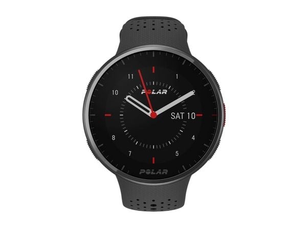 Polar Pacer Pro - Karbongrå - smartklokke med bånd - grå - båndbredde: S/L - display 1.2" - 32 MB - Bluetooth - 23 g