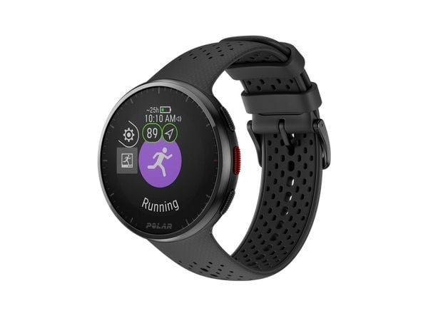 Polar Pacer Pro - Karbongrå - smartklokke med bånd - grå - båndbredde: S/L - display 1.2" - 32 MB - Bluetooth - 23 g