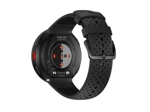 Polar Pacer Pro - Karbongrå - smartklokke med bånd - grå - båndbredde: S/L - display 1.2" - 32 MB - Bluetooth - 23 g
