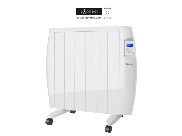 Taurus Malbork Connect 1200, Elektrisk konvektor-romvarmer, Android, iOS, IP24, Innendørs, Gulv, Vegg, Hvit