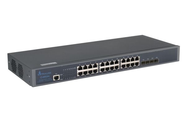 Extralink EX.19720, Håndtert, L3, Gigabit Ethernet (10/100/1000), Rack-montering, 1U