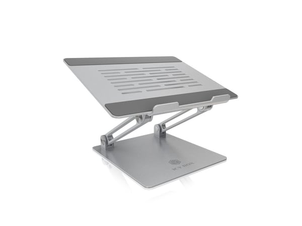 ICY BOX IB-NH300 - Ställ för bärbar dator - upp till 17" - silver