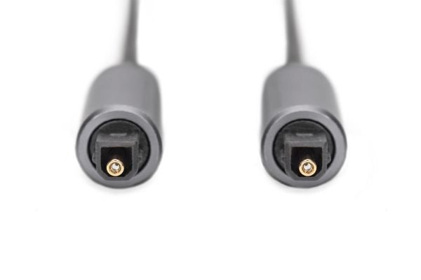 DIGITUS - Digital audiokabel (optisk) - digitallyd - TOSLINK hann til TOSLINK hann - 3 m - svart