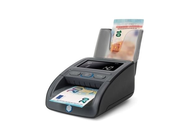 Safescan 155-S, Ulike valutaer, Infrarød (IR), Blekk, Magnetisk, Metallic thread, Size, Thickness, Watermark, Sort, LCD, AC, 12 V