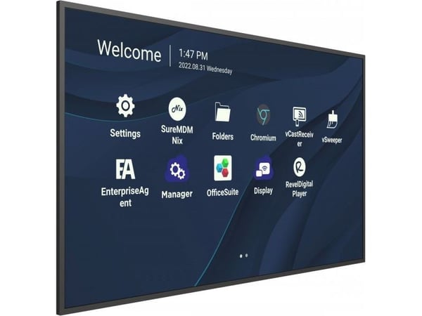 Viewsonic CDE9830, 2,49 m (98"), 3840 x 2160 piksler, Wi-Fi
