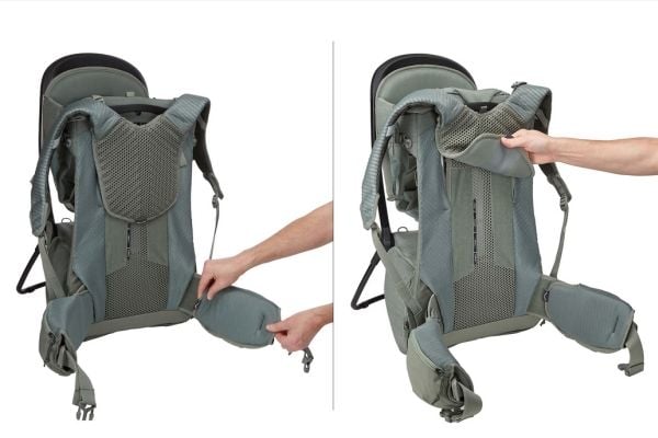 Thule Accent Sapling, Ryggsekk til bæresele, Gutt/Jente, 22 kg, Nylon