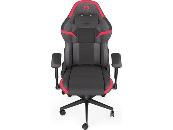 ENDORFY SCRIM RD gamingstol svart/rød - justerbar vinkel 90–150°/maks 120 kg EY8A002