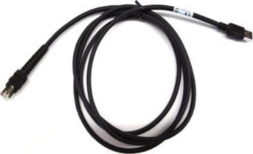 Zebra - USB-kabel - USB (han) til RJ-45 (10-pinners) (han) - 2 m - formet - for Symbol LI3608; Digital skanner DS3608; Zebra DS3608, DS3678, LI3608...