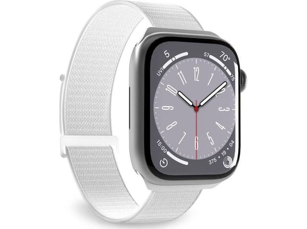 PURO Nylon Sport - Band for Apple Watch 38/40/41 mm (hvit)