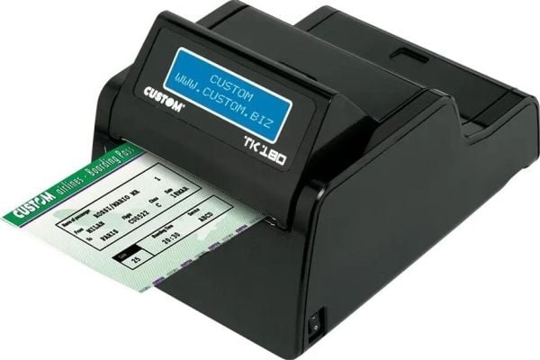 Custom TK180 - Aviation - kvitteringsskriver - direktetermisk - Rull (8,25 cm) - 203 dpi - inntil 203 mm/sek - USB 2.0, RS232, LAN