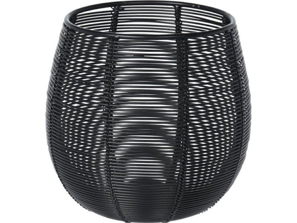 Art-Pol Metalltrådlykt, sort, 12 cm