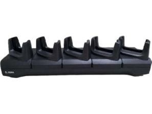 Zebra 5-Slot Charge Only Cradle - Håndholdt ladeholder - utgangskontakter: 5 - for Zebra TC21, TC26