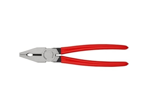 Knipex 03 01 250, Kombinasjonstang, 1,5 cm, Plast, Stål, Plast, Stål, Rød, 250 mm