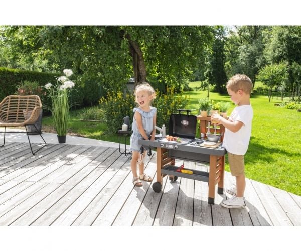Smoby Hage Kjøkken Grill 43 tilbehør