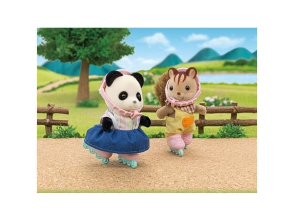 Sylvanian Families Cycle & Skate Set Panda Girl