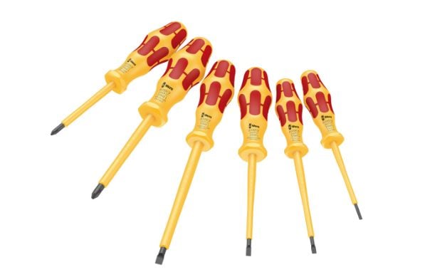 Wera 1060 i/1062 i/6 VDE-ruuvimeisselisarja Kraftform ( 05051575001 )