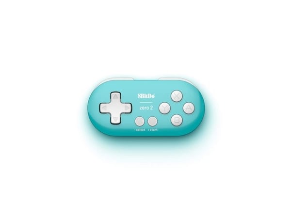 8Bitdo Zero 2, Gamepad, Android, MAC, Nintendo Switch, Nintendo Switch Lite, PC, D-pute, Valg-knapp, Startknapp, Digitalt, Trådløs, Bluetooth