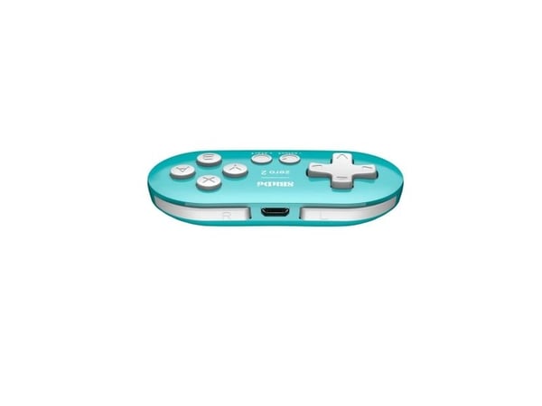 8Bitdo Zero 2, Gamepad, Android, MAC, Nintendo Switch, Nintendo Switch Lite, PC, D-pute, Valg-knapp, Startknapp, Digitalt, Trådløs, Bluetooth
