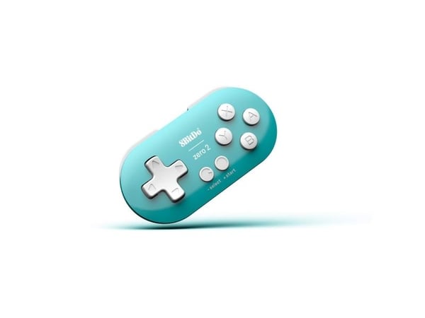 8Bitdo Zero 2, Gamepad, Android, MAC, Nintendo Switch, Nintendo Switch Lite, PC, D-pute, Valg-knapp, Startknapp, Digitalt, Trådløs, Bluetooth