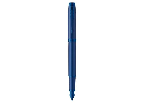 Parker IM Monochrome, Uttrekkbar med festeklemme, Blå, Sort, Aluminium, Lakk, Fint