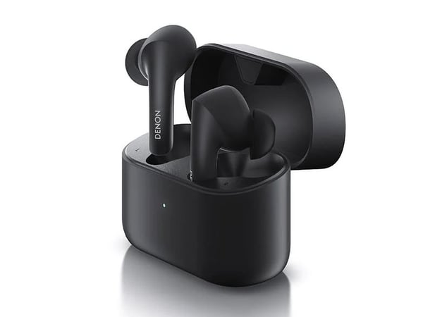 Denon AH-C630W - True wireless-hodetelefoner med mikrofon - i øret - Bluetooth - svart
