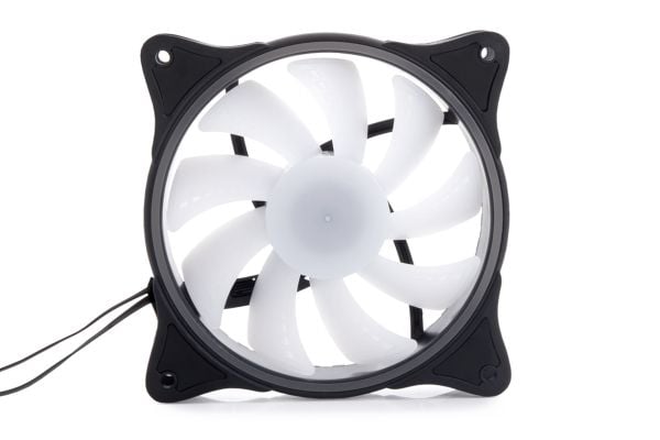 Alphacool Rise Aurora, Vifte, 12 cm, 2600 RPM, 118,9 m³/t, Sort, Translucent